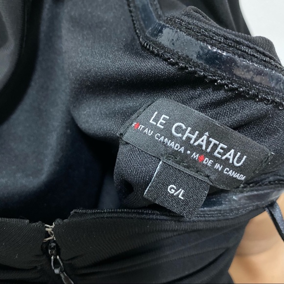 🛍3/$45 Le Chateau One Shoulder Side Rouched Dress - Picture 5 of 6